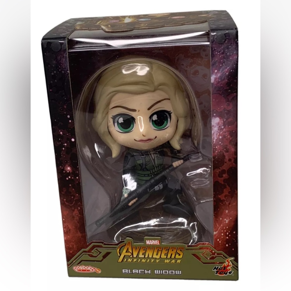 Hot Toys Black Widow 4” Marvel Avengers Infinity War Action Figure Toy Cosbaby